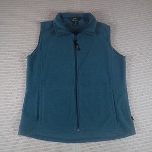 Woolrich Womans Zip Up Teal Vest Size: M